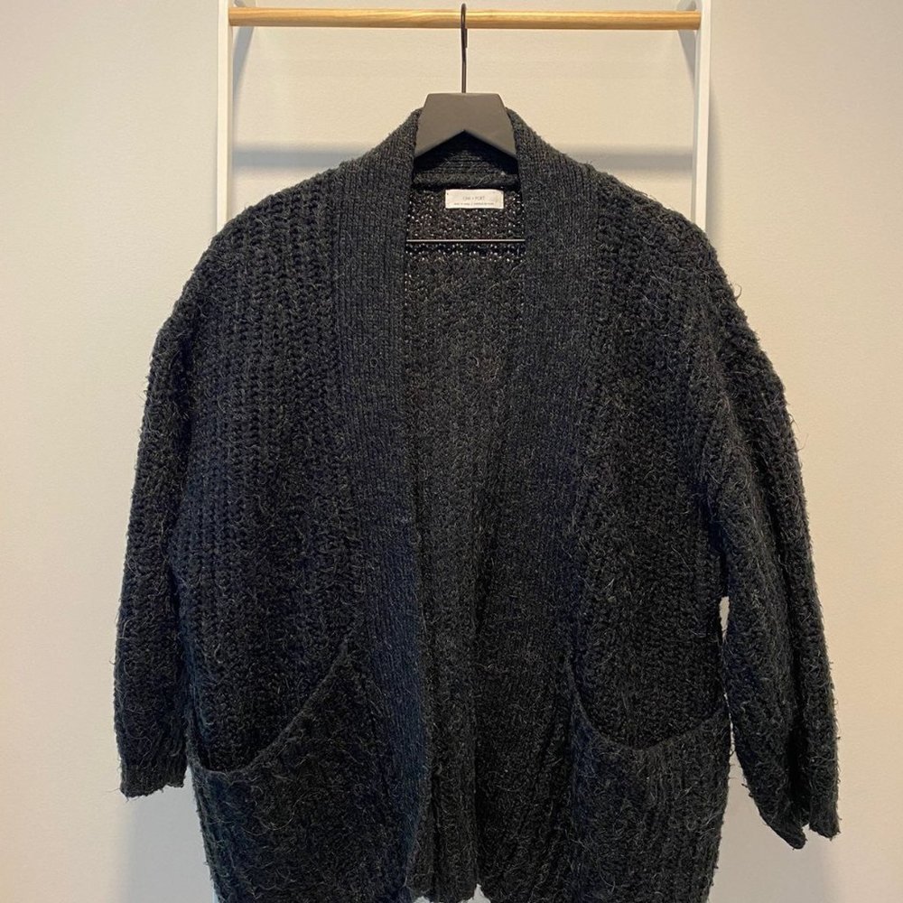 Oak+Fort Grey Cardigan